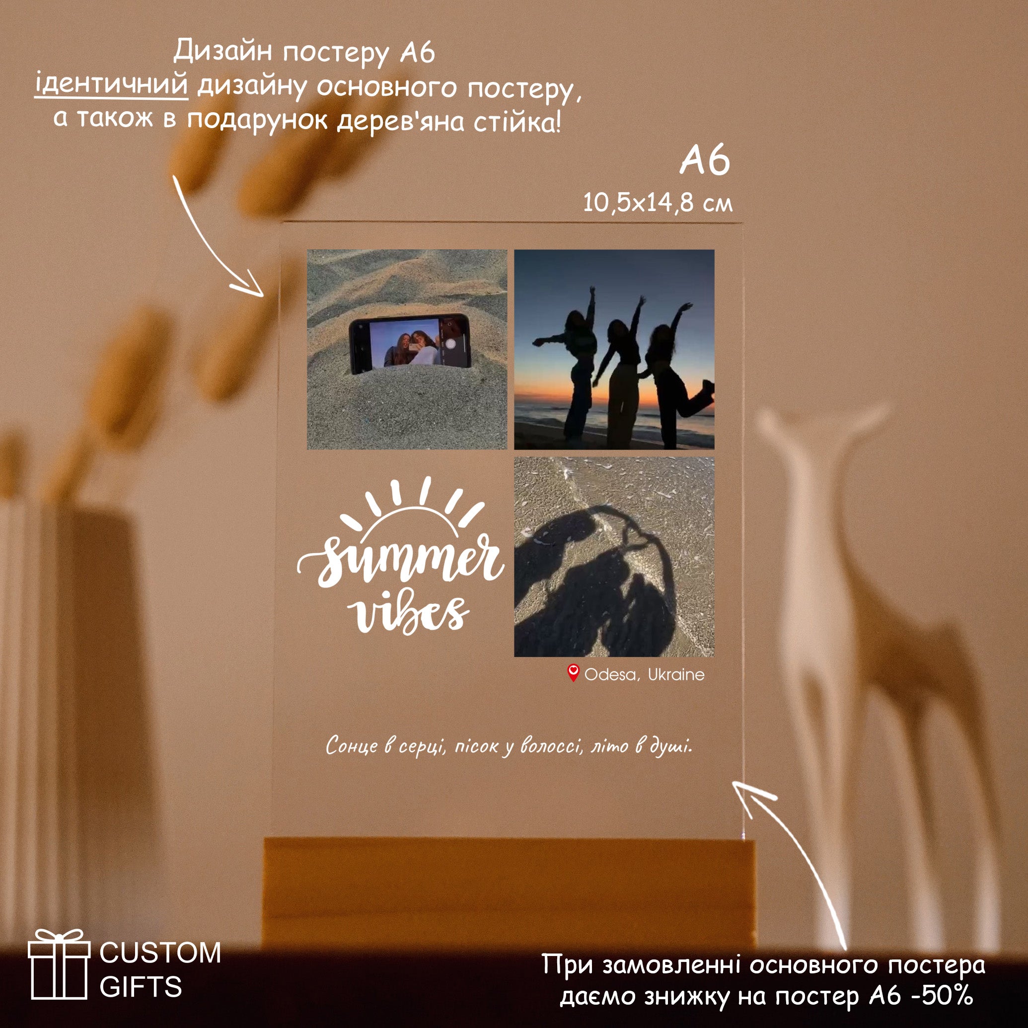 Фотоколаж з літніх спогадів — подарунок із улюбленими знімками