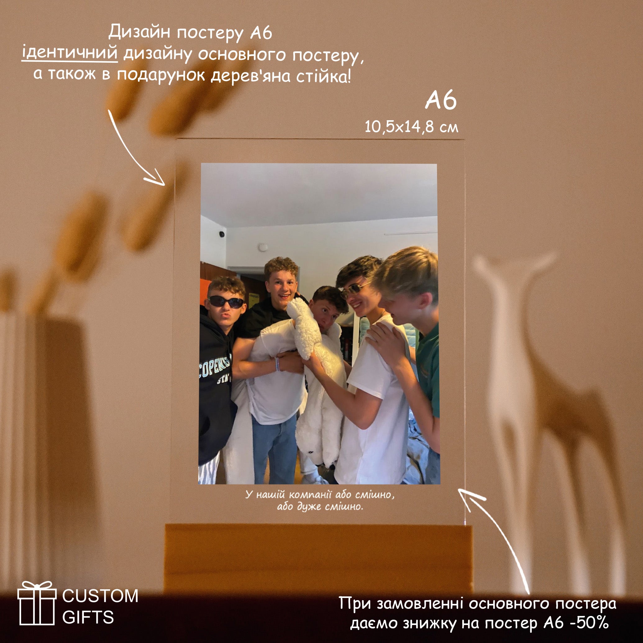 Фотопостер важливих людей — подарунок до Дня друзів