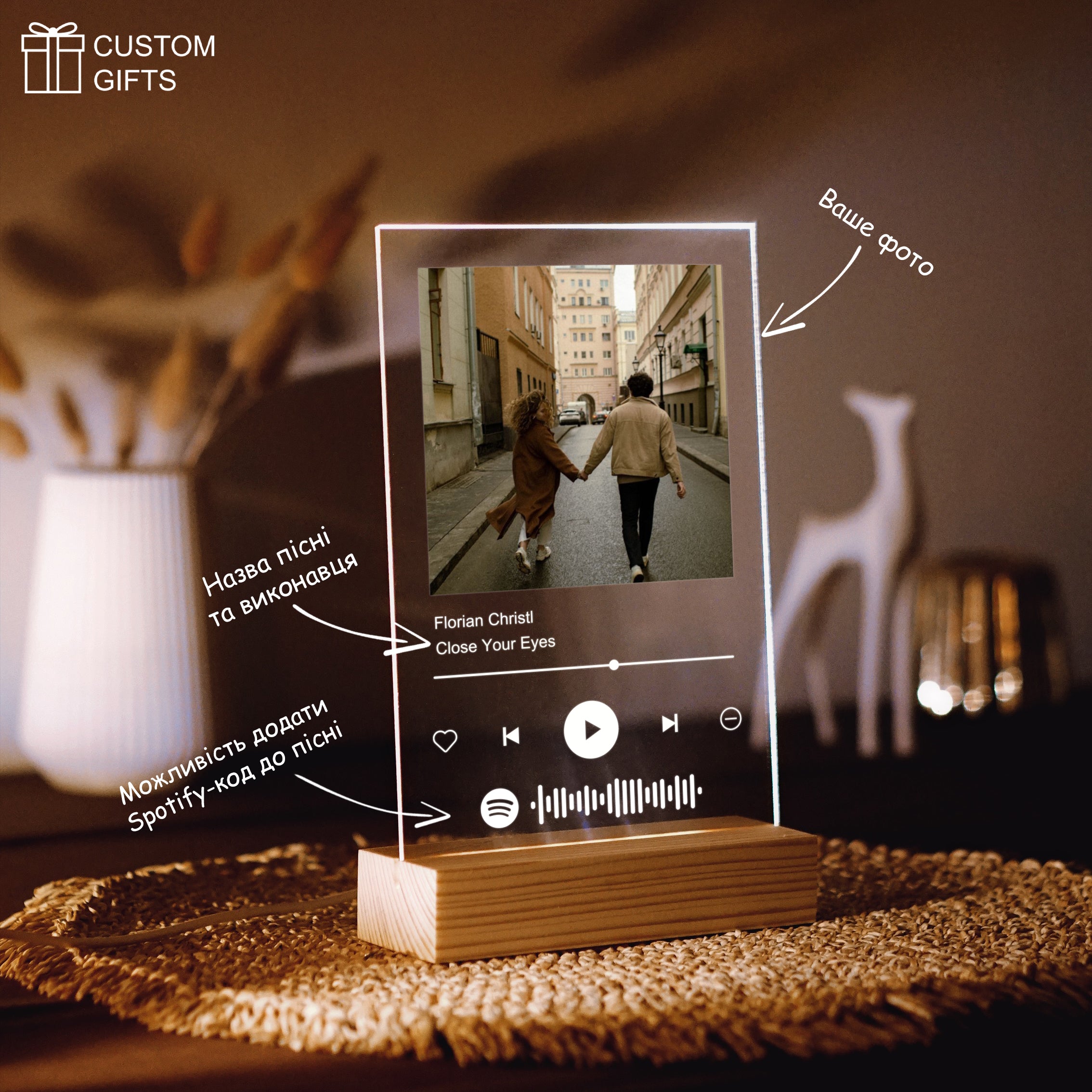 Spotify Music Poster — персоналізований подарунок