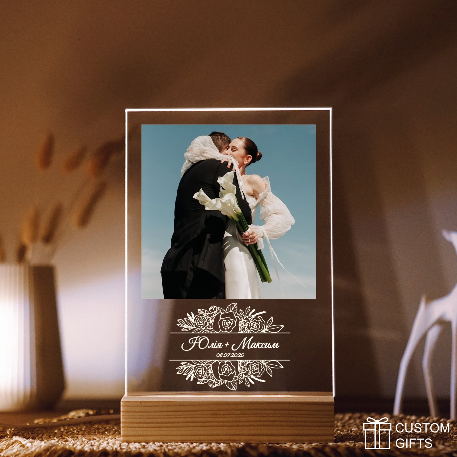 Персоналізований іменний фотопостер — подарунок до річниці