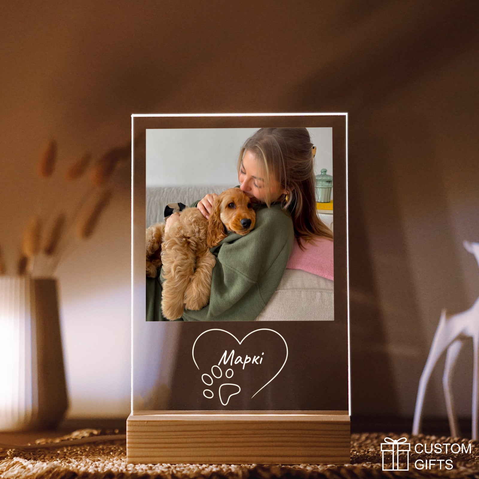 Photoposter з пухнастим другом на подарунок