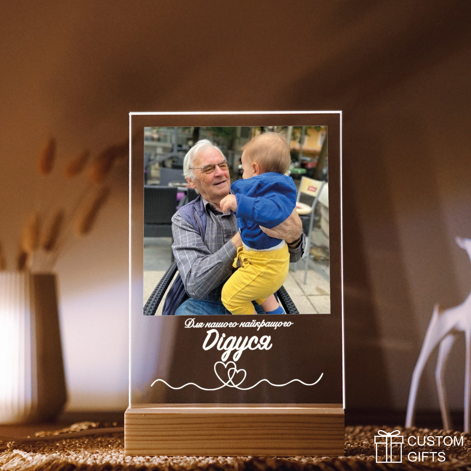 Персоналізований Photoposter - подарунок дідусю