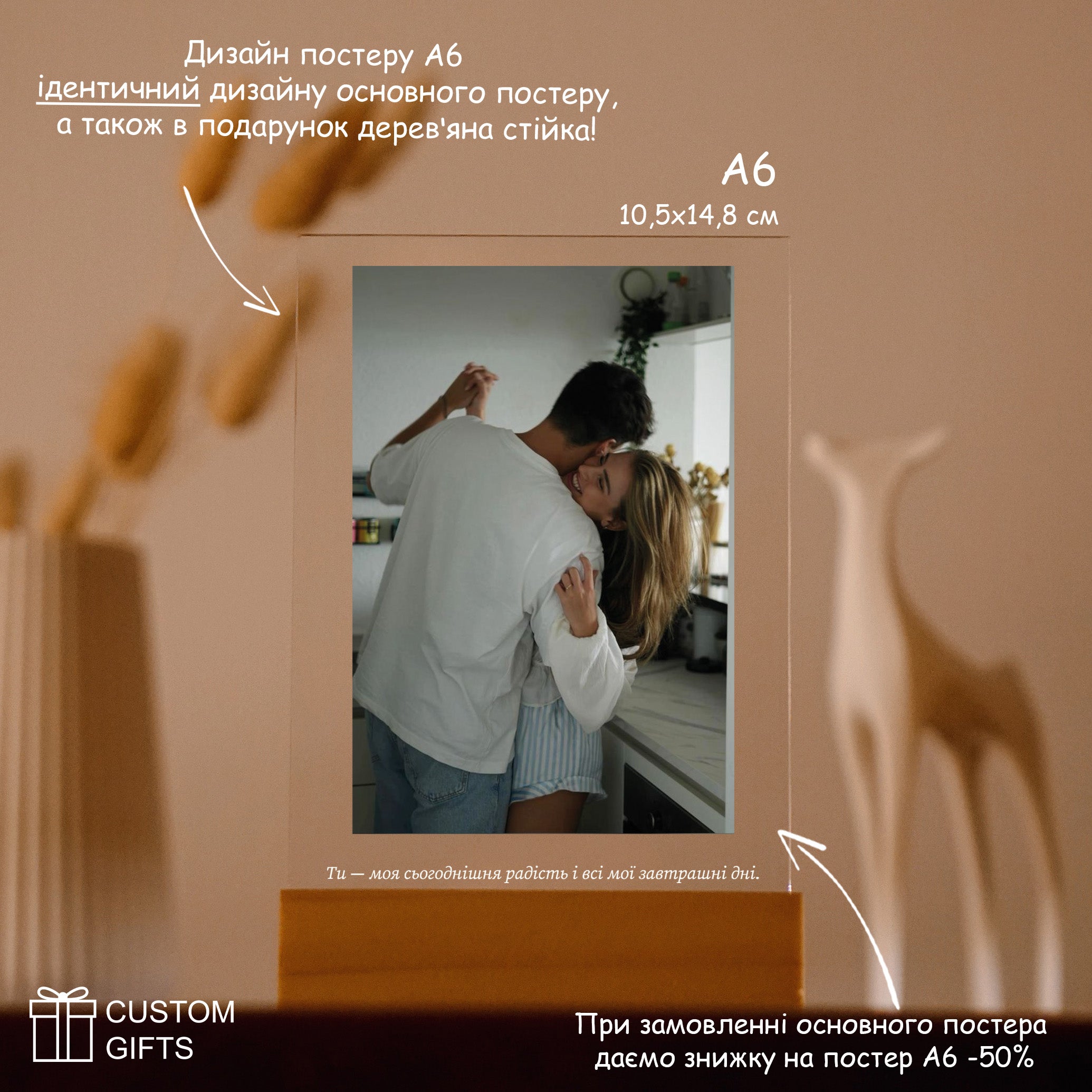 Photo poster — персоналізований подарунок для коханої людини
