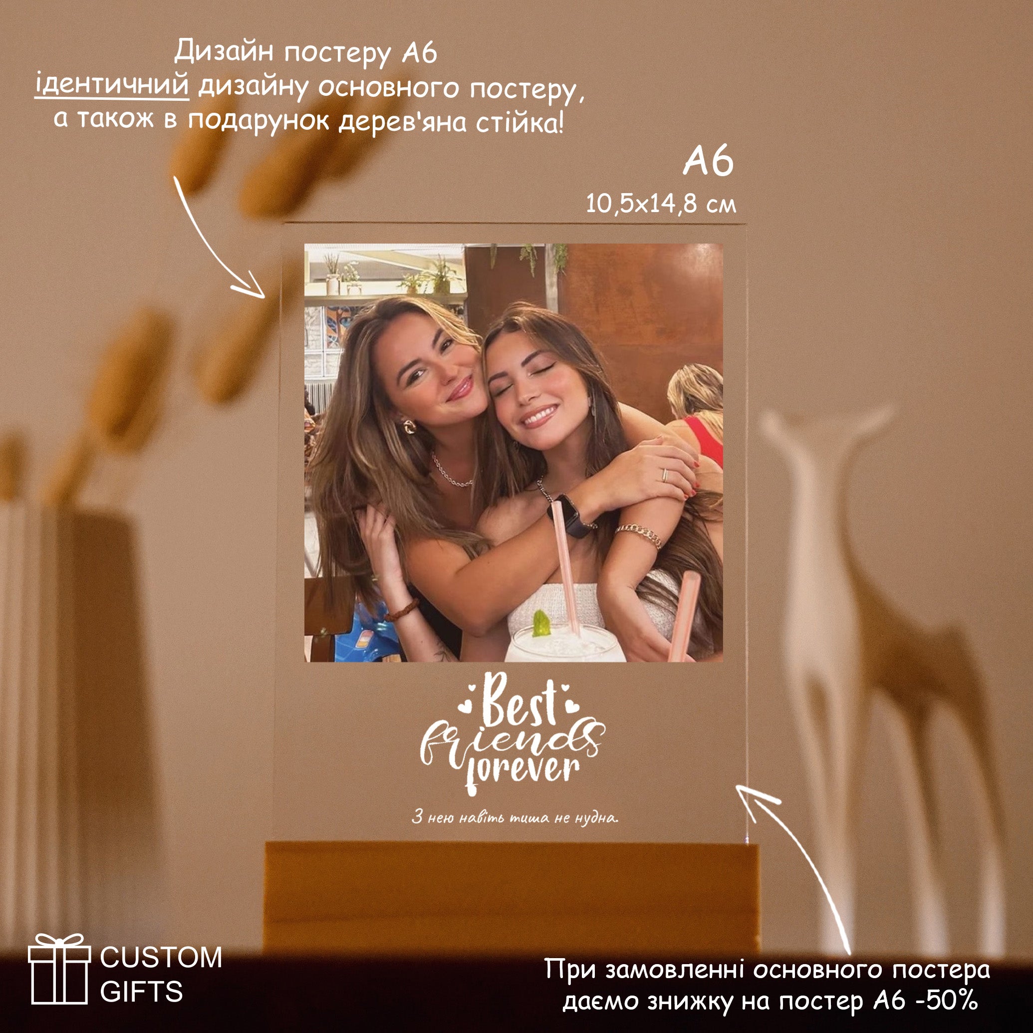 Памʼятний фотопостер — подарунок до Дня друзів