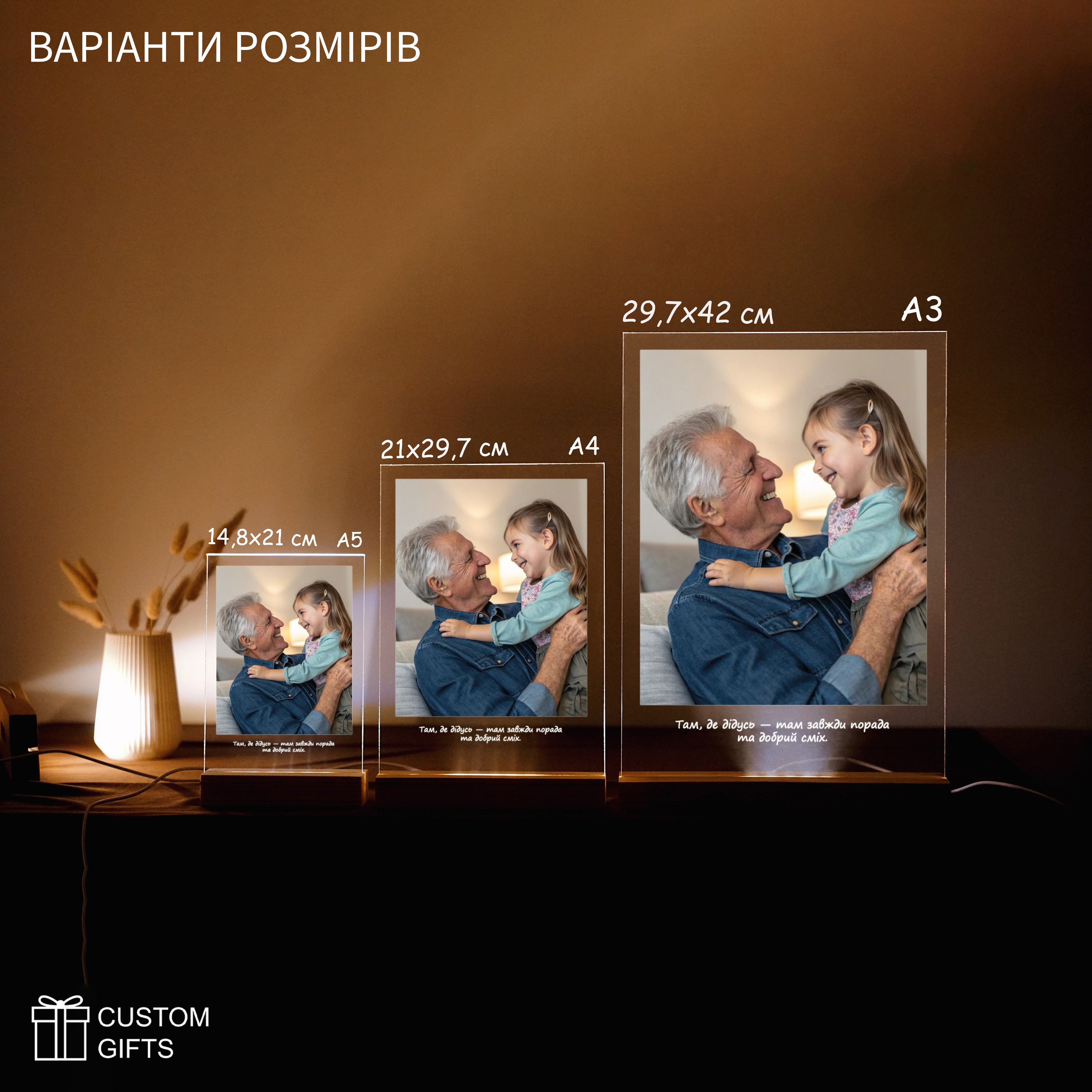 PhotoPoster - подарунок дідусю