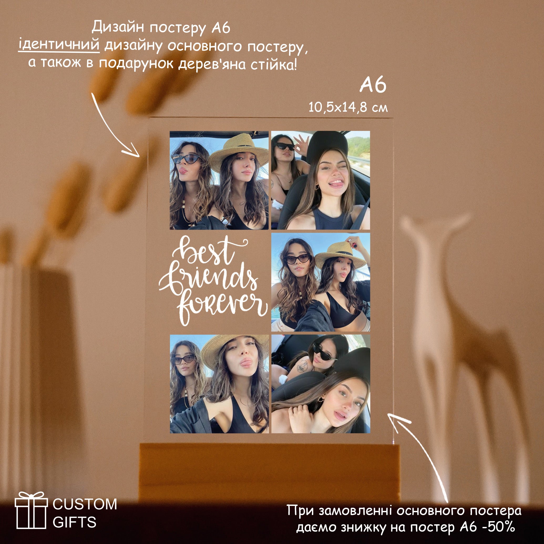 Дружній колаж — подарунок до Дня друзів