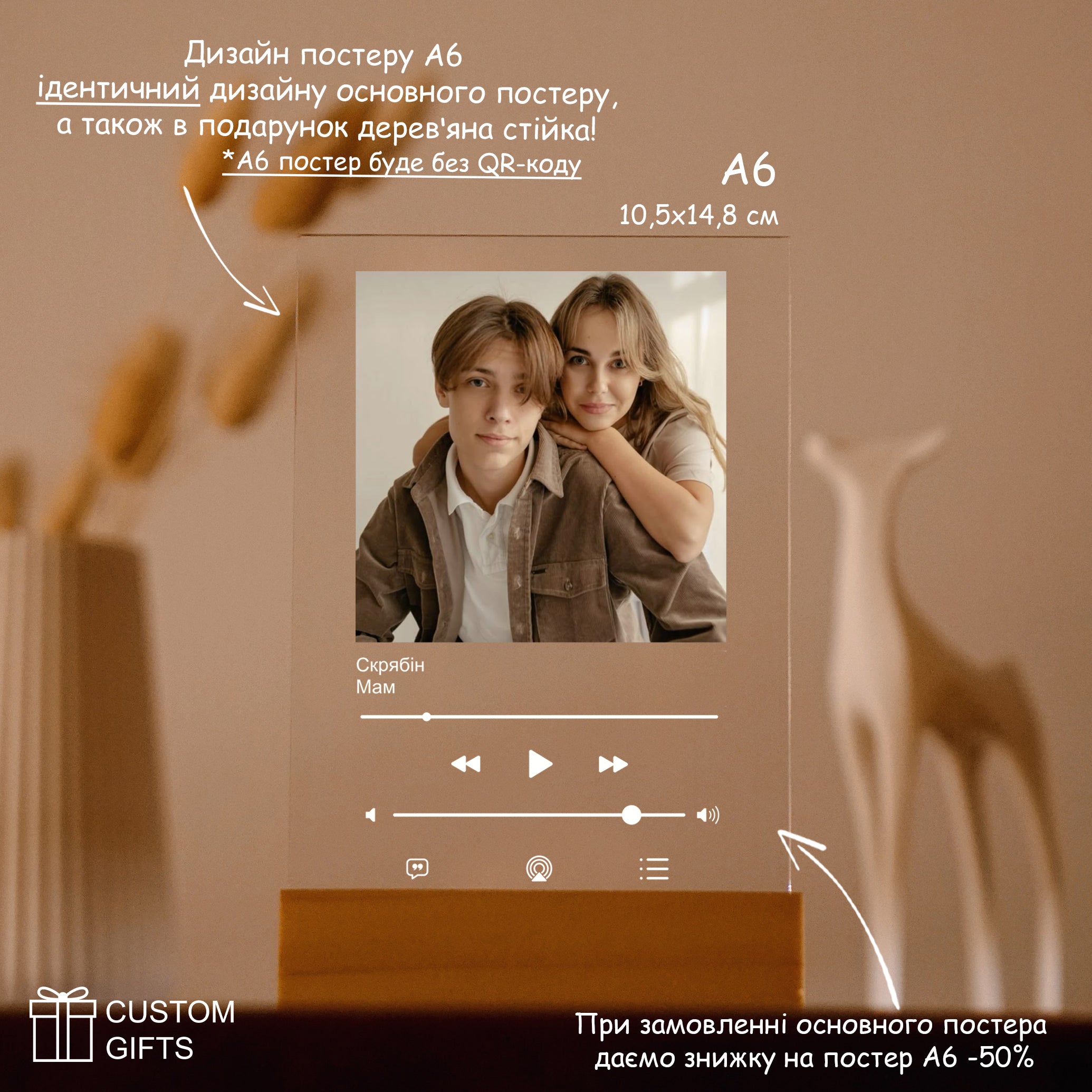 Apple Music Poster - подарунок мамі