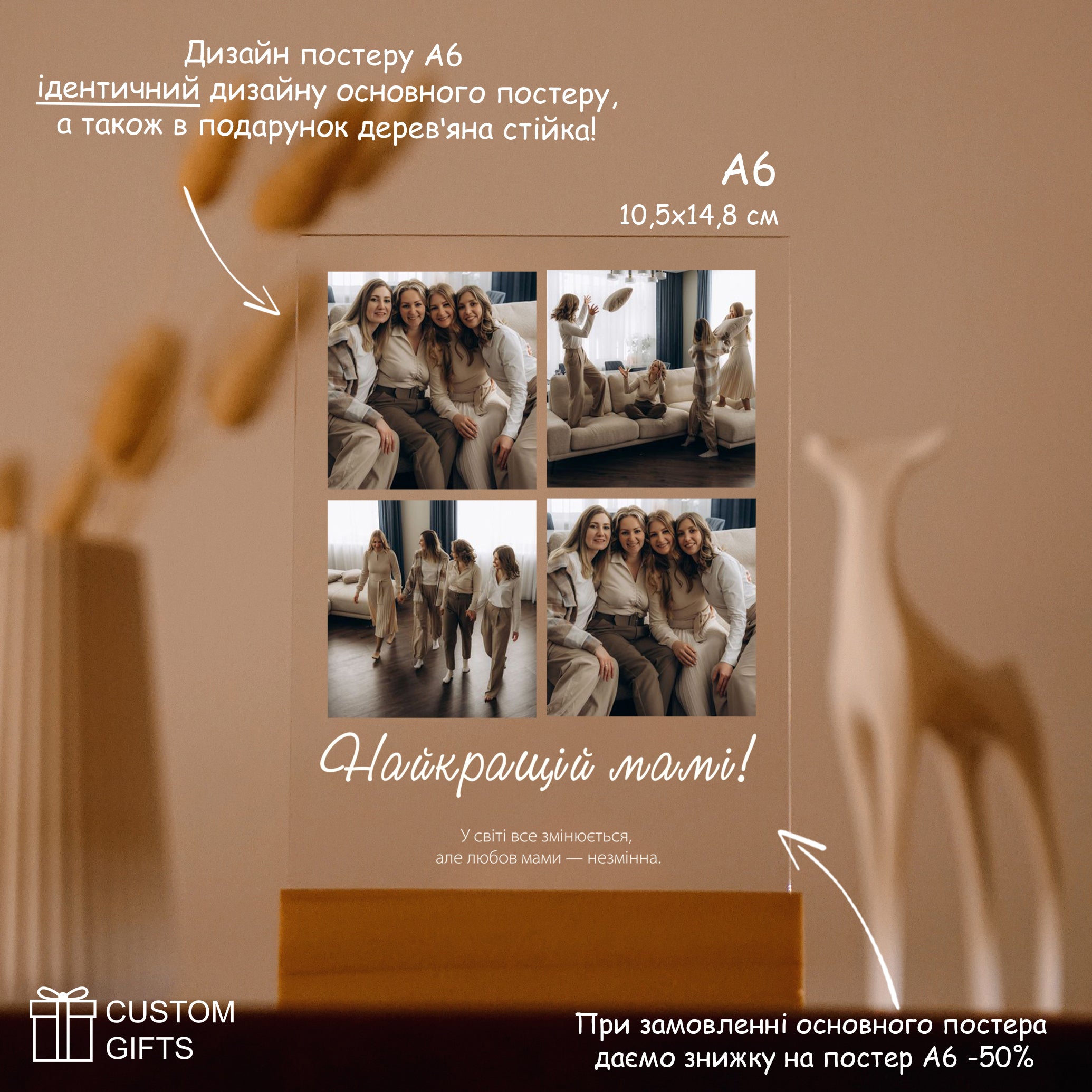 Photo Poster - подарунок мамі