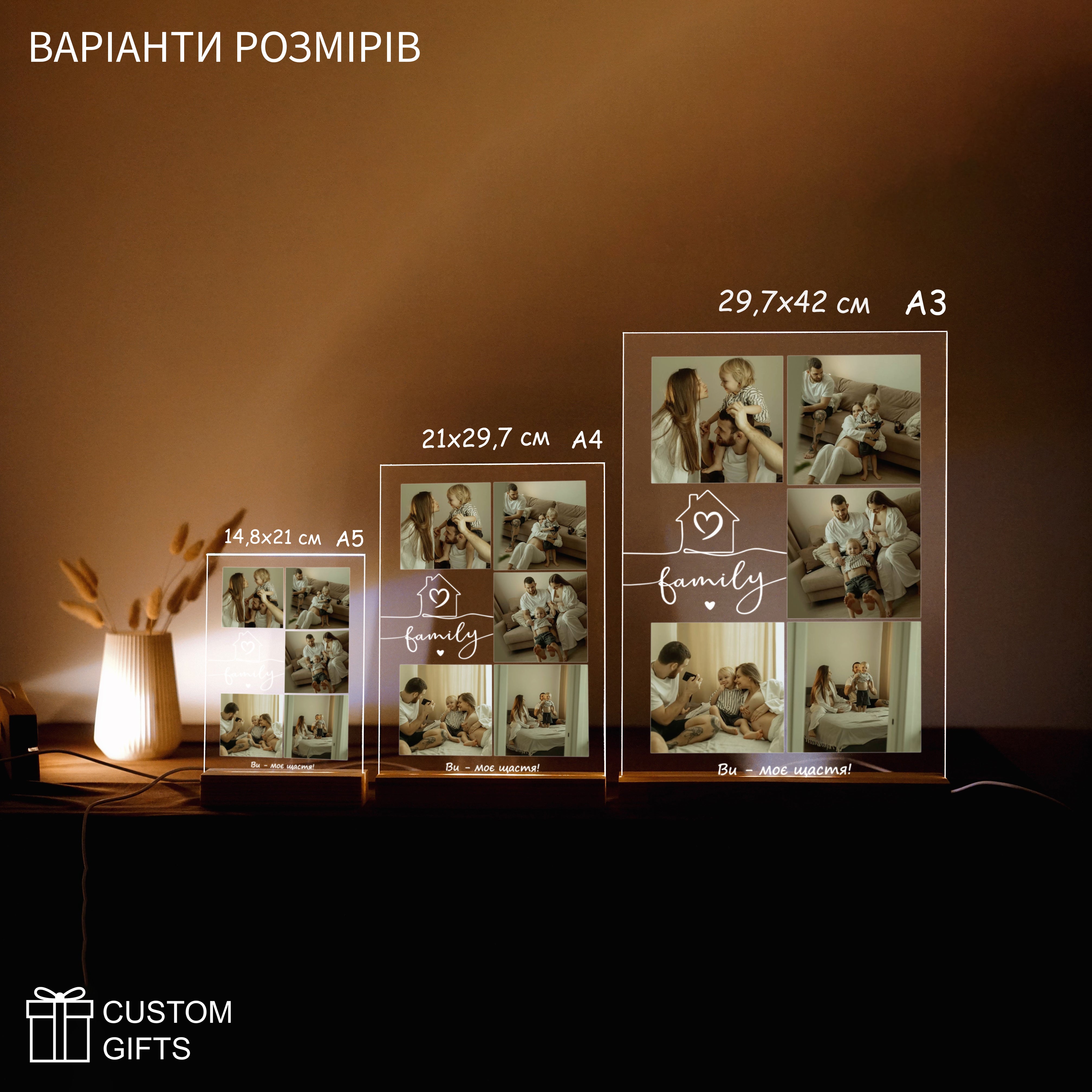 Cімейний колаж - подарунок на День Сім'ї