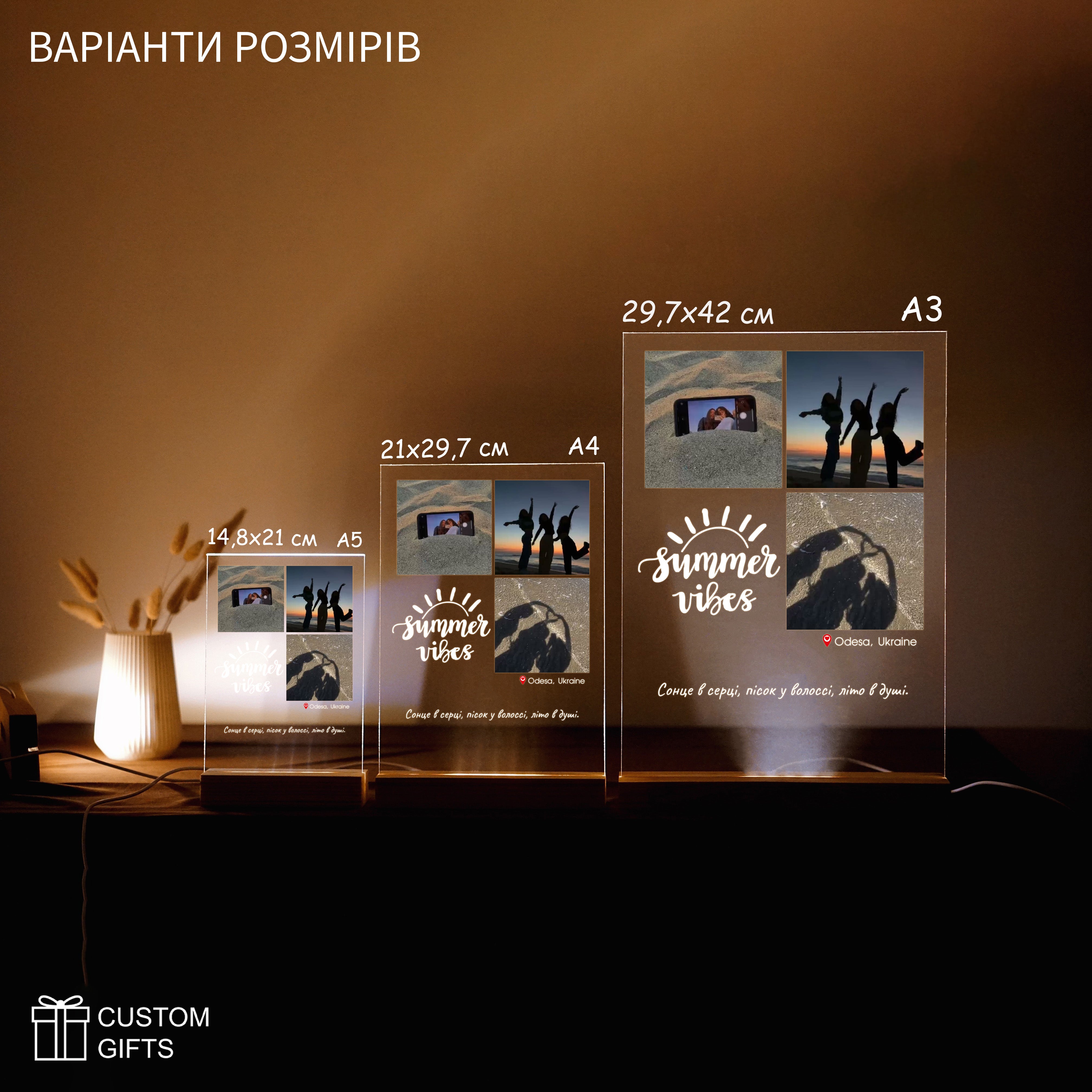 Фотоколаж з літніх спогадів — подарунок із улюбленими знімками