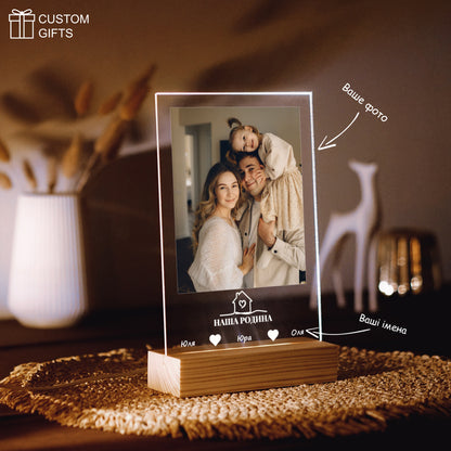 Іменний Family Poster — подарунок на День Сім'ї