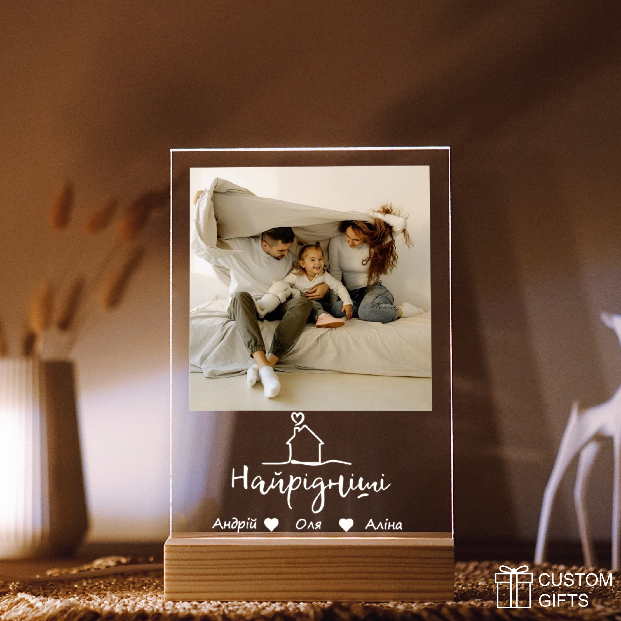 Family Poster з іменами — подарунок на День Сім'ї