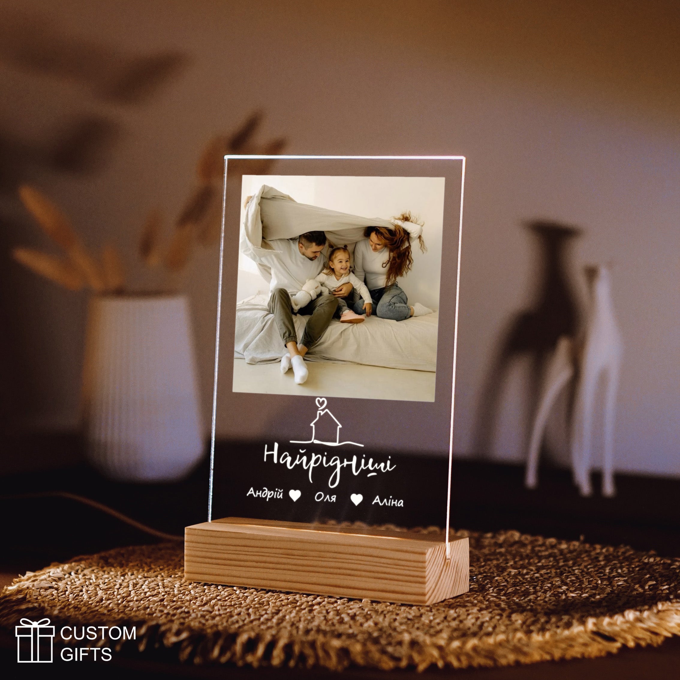 Family Poster з іменами — подарунок на День Сім'ї