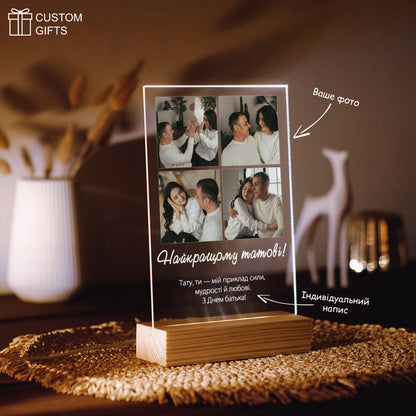 Photo Poster - подарунок татові