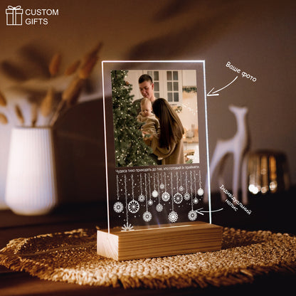 Фотопостер з різдвяним декором — теплий подарунок для близьких