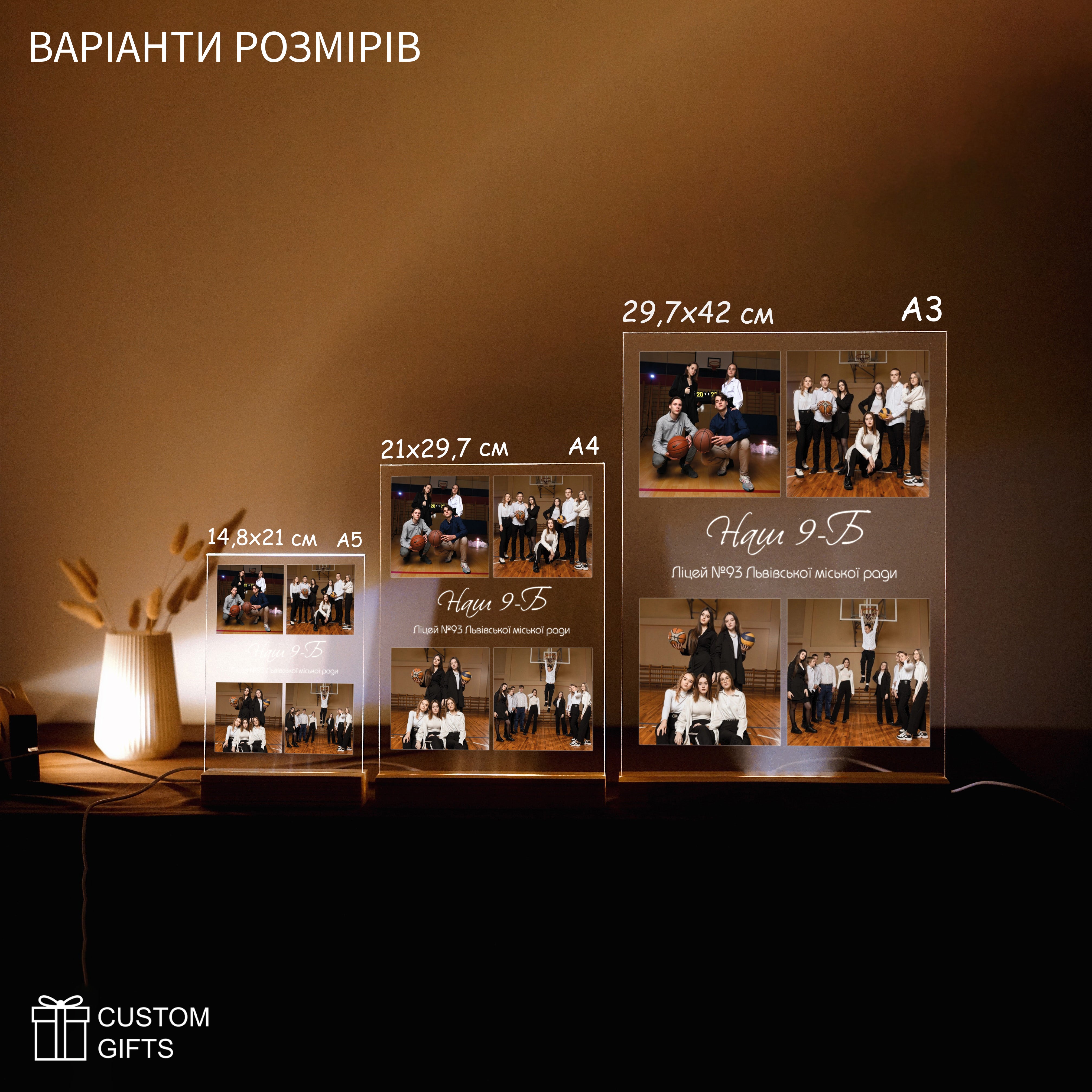 Пам’ятний фотопостер - подарунок на Останній Дзвоник