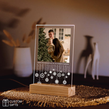 Фотопостер з різдвяним декором — теплий подарунок для близьких