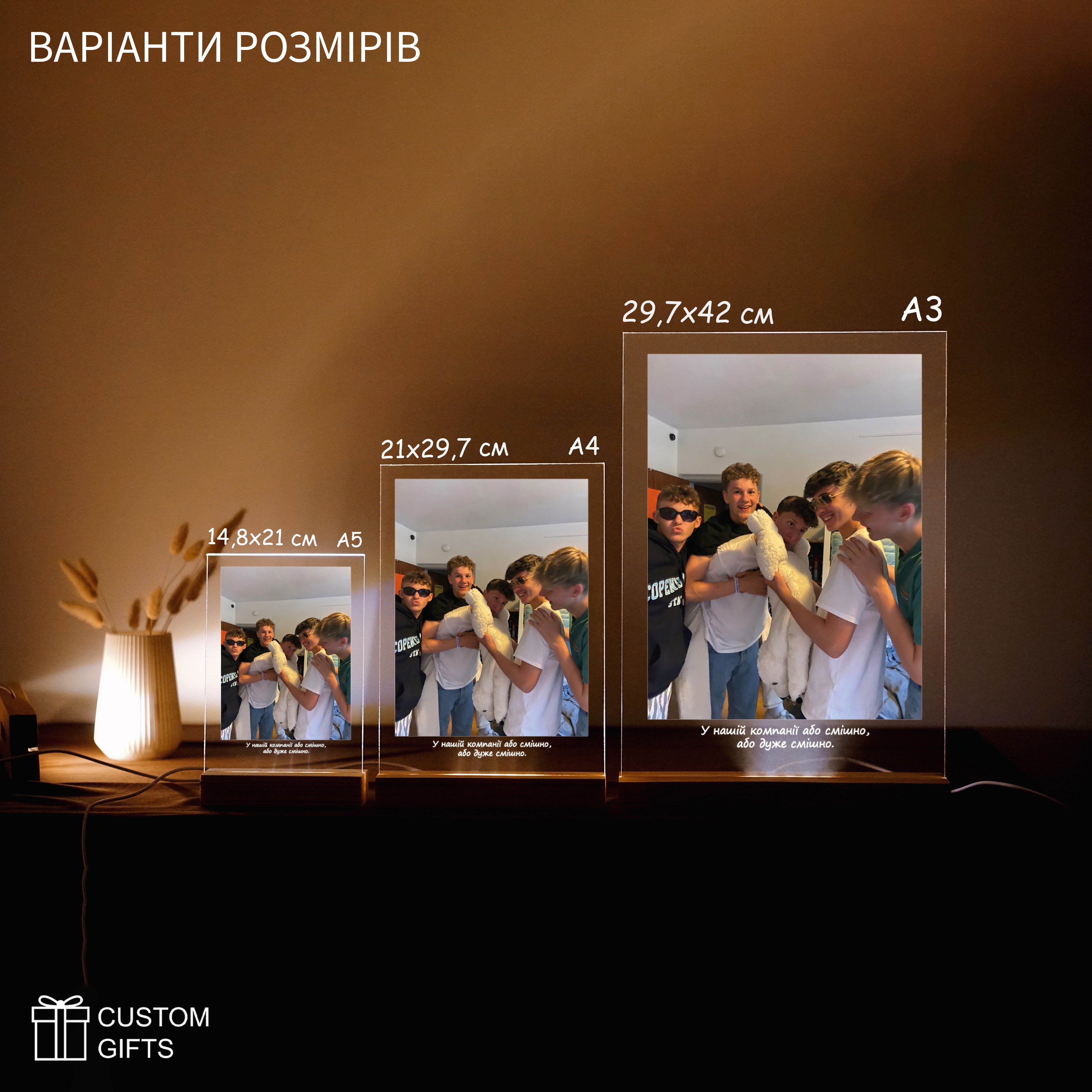 Фотопостер важливих людей — подарунок до Дня друзів