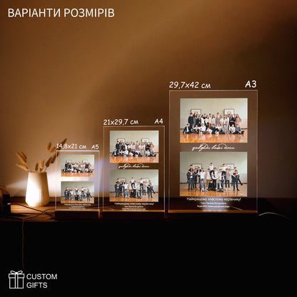 Photoposter колаж - подарунок керівнику на Останній Дзвоник