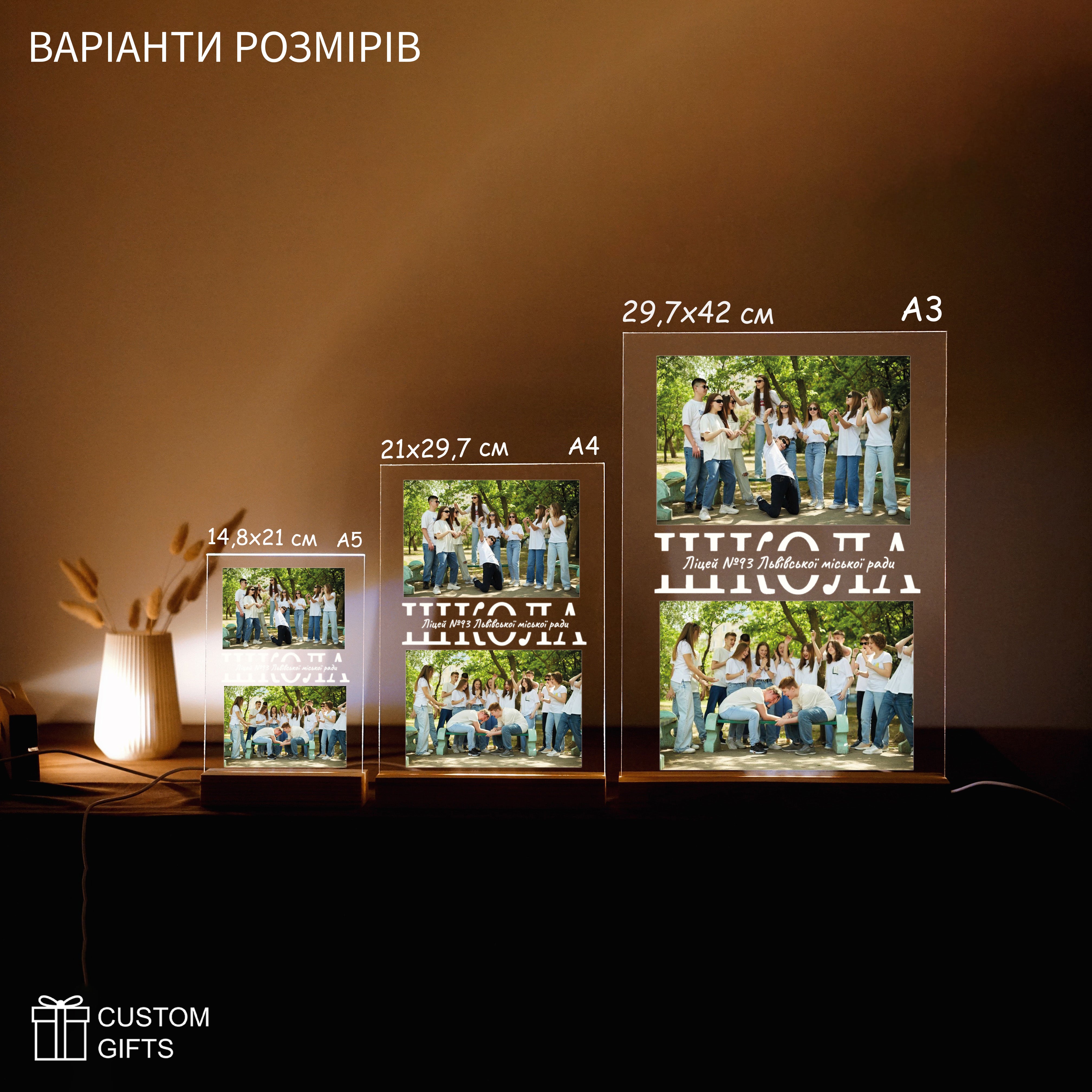 Колаж Школа - подарунок на Останній Дзвоник