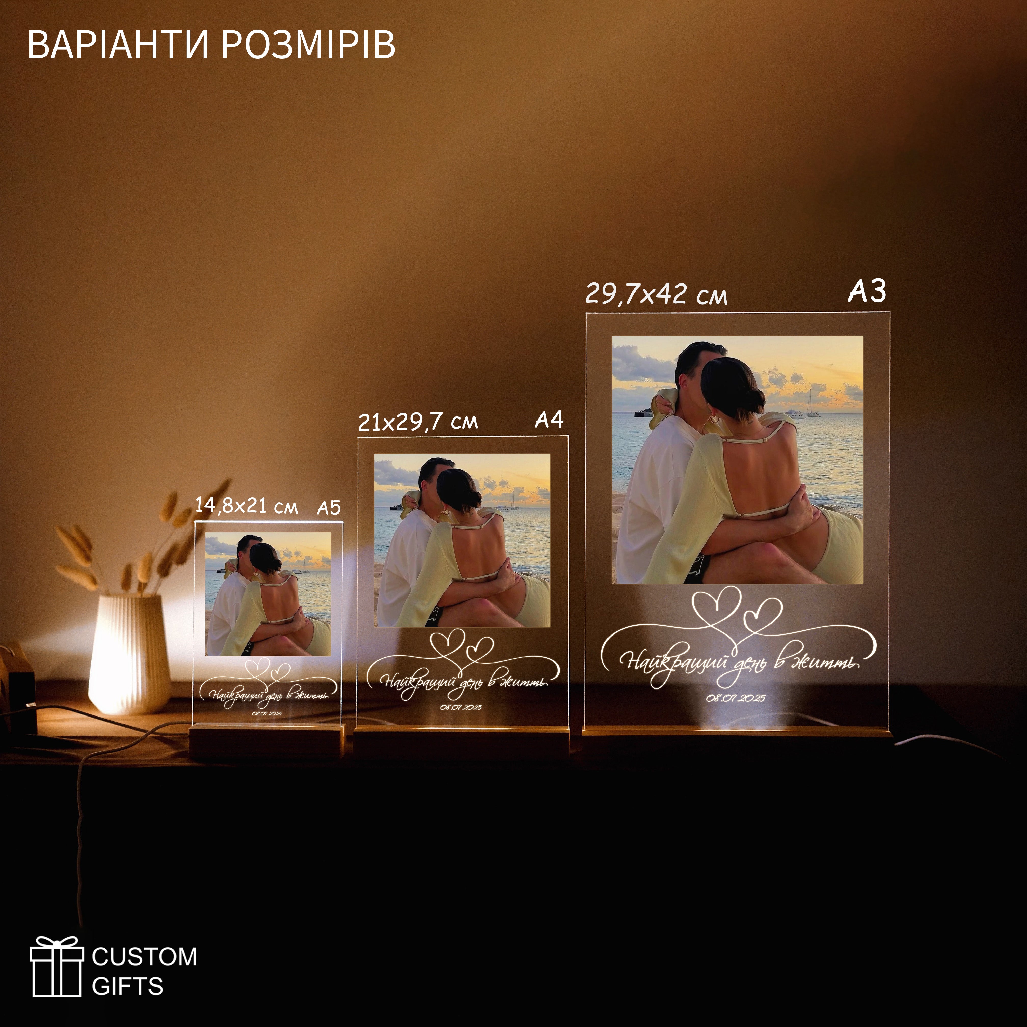 Унікальний фотопостер - подарунок до річниці