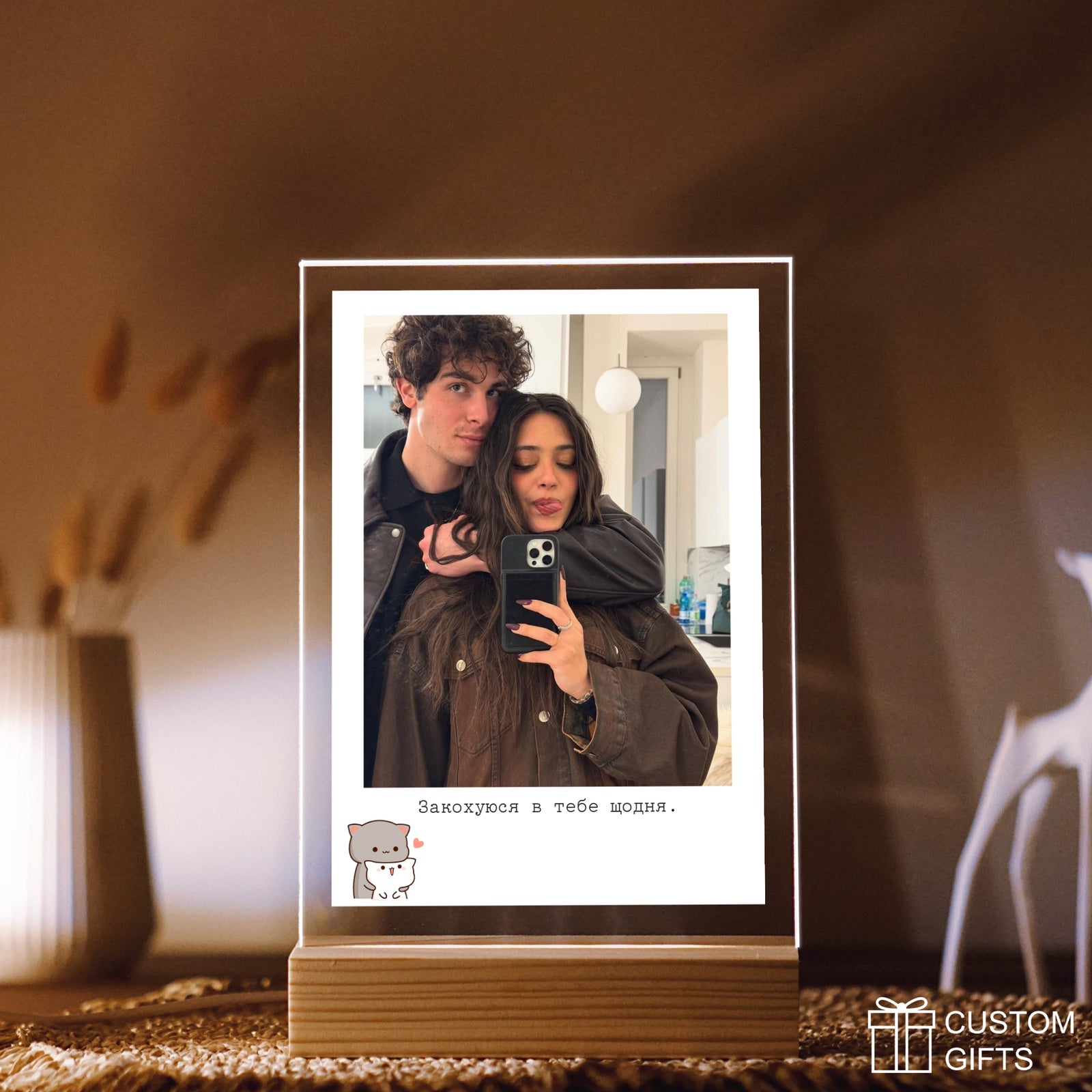 Polaroid з котиками — персоналізований подарунок для закоханих