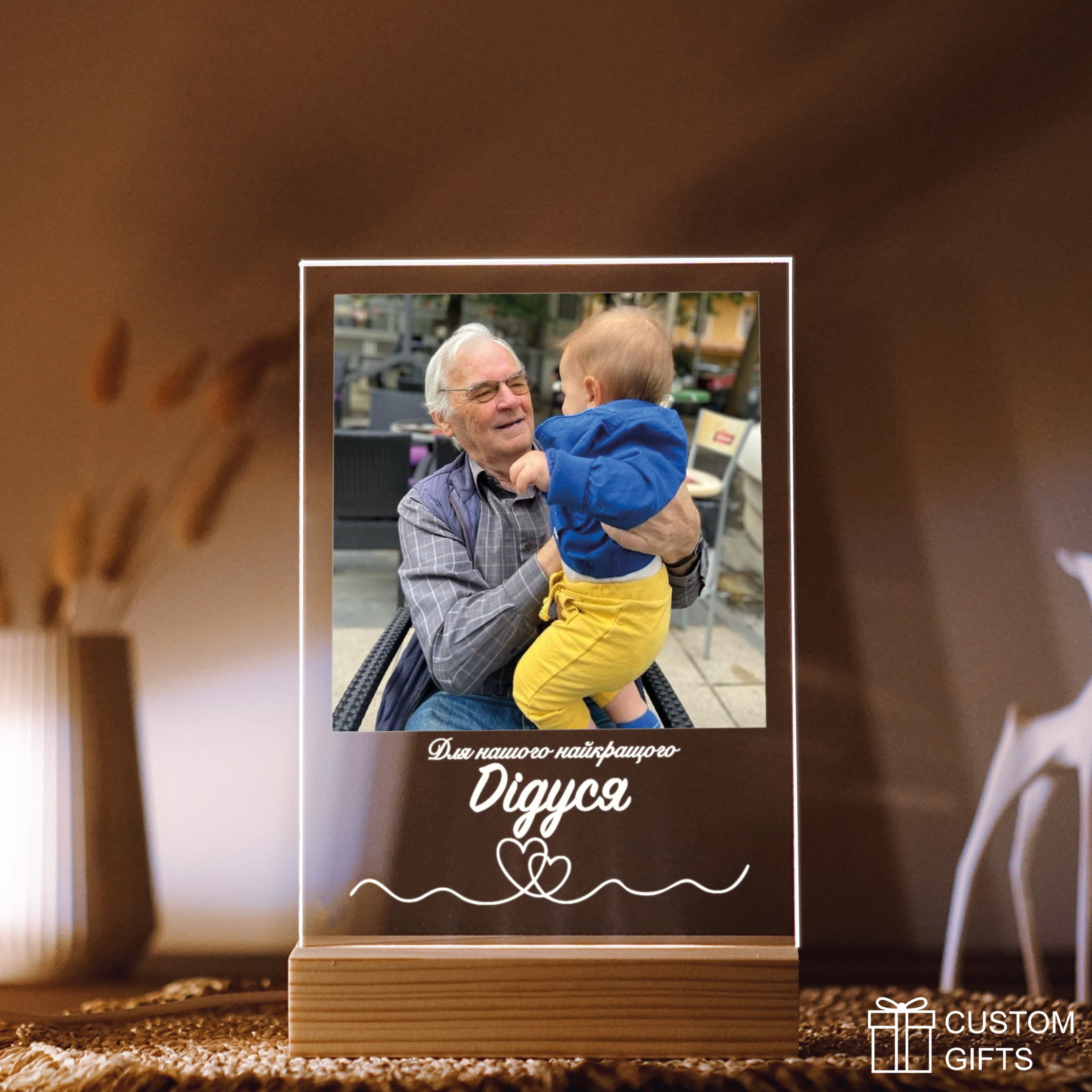 Персоналізований Photoposter - подарунок дідусю