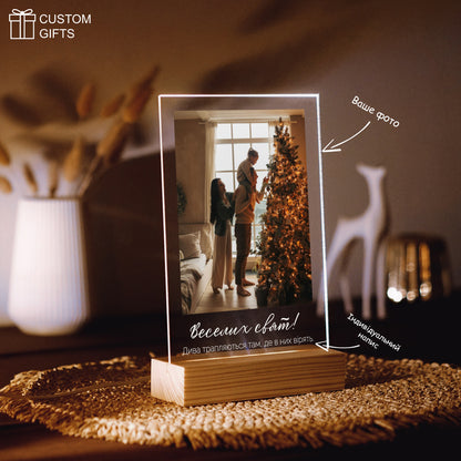 Персоналізований Різдвяний постер на подарунок