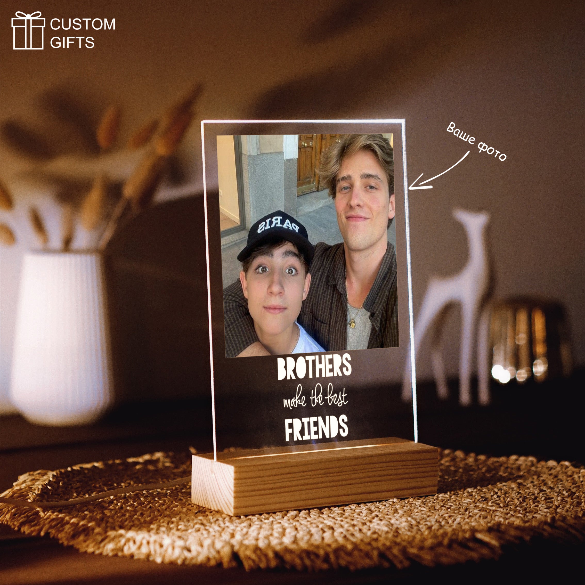 Персоналізований PhotoPoster - подарунок брату