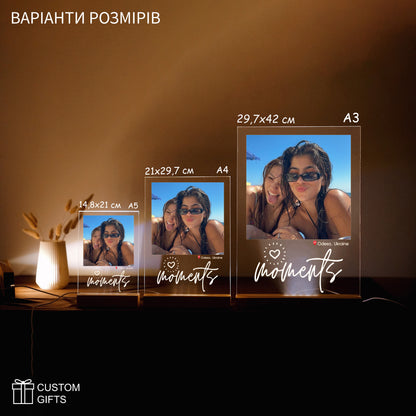 Індивідуальний фотопостер Moments — подарунок з літніми спогадами