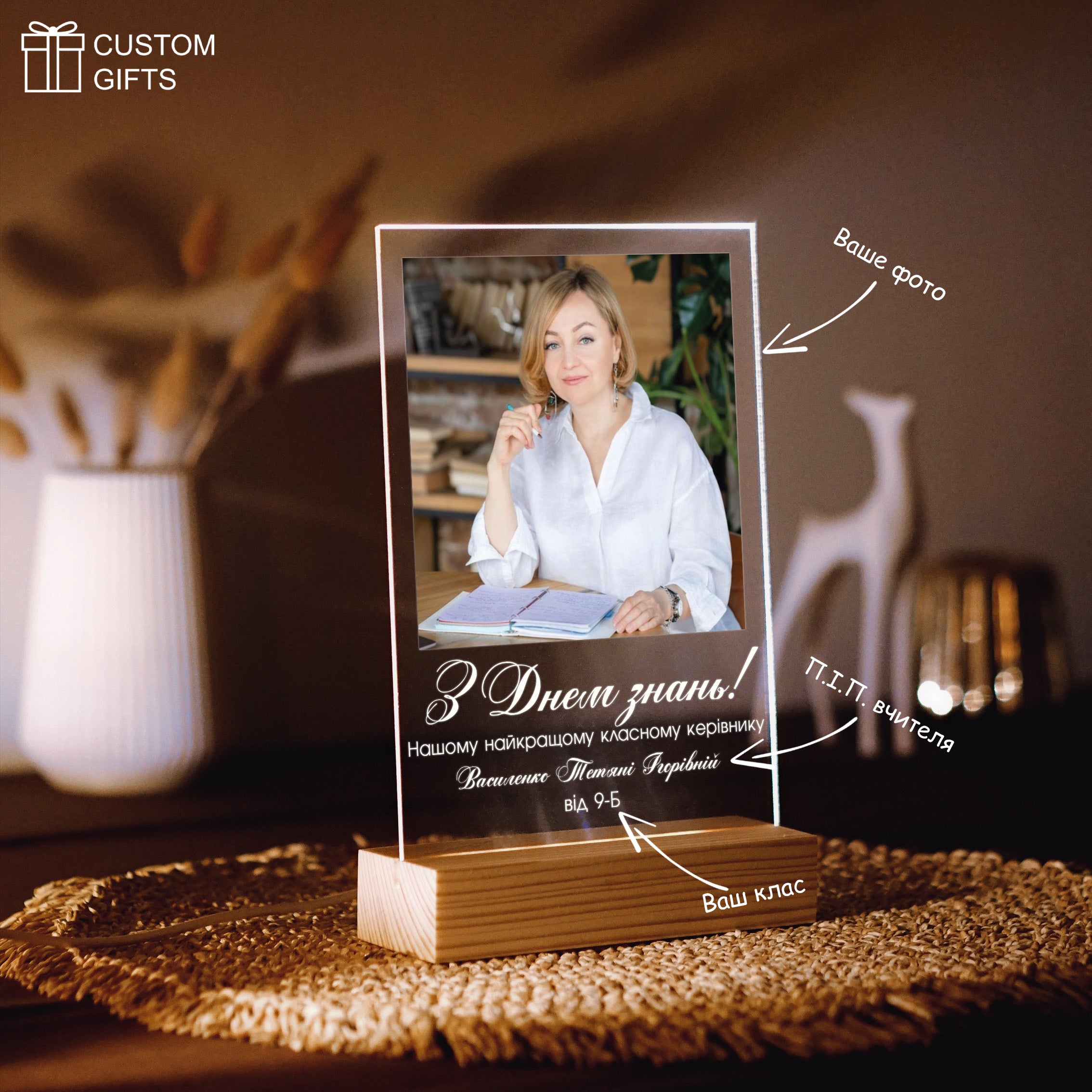 Photoposter до Дня знань - подарунок керівнику