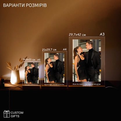 Photo poster — подарунок для другої половинки