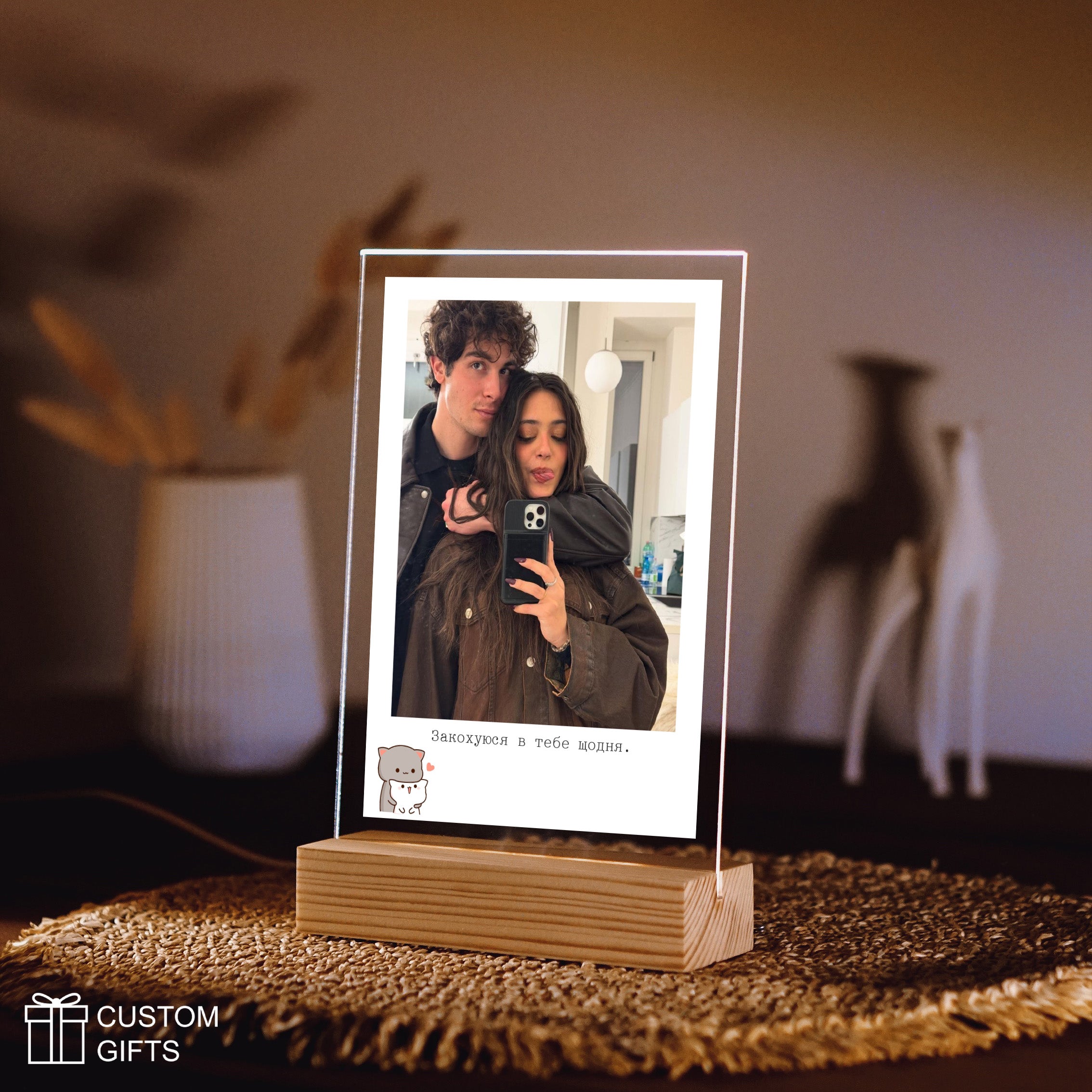 Polaroid з котиками — персоналізований подарунок для закоханих