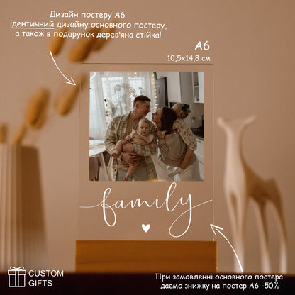 Family Poster — подарунок на День Сім'ї