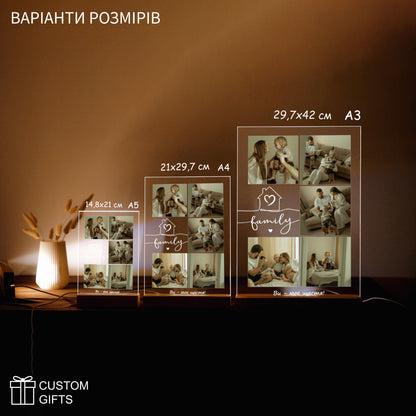 Cімейний колаж - подарунок на День Сім'ї